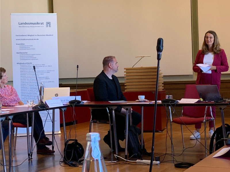 Konferenz der Landesmusikräte 2025 Präsidentin Lydia Grün | © Andreas Horber