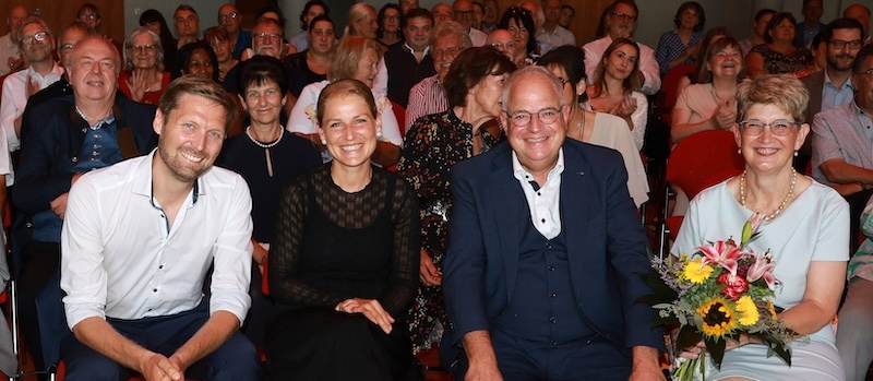 vlnr: Michael und Valerie Pfaffenzeller, Jürgen und Monica Schwarz