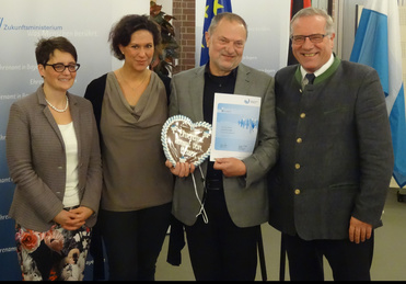 Margit Brendl, Kerstin Dikhoff, Kurt Lehnerer , Sozialstaatssekretär Johannes Hintersberger